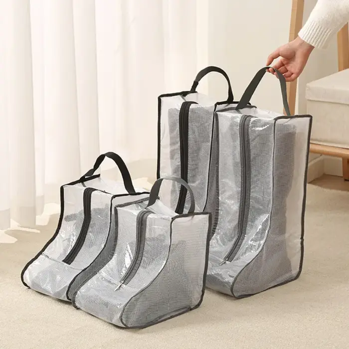 Sac de rangement portable et imperméable pour bottes