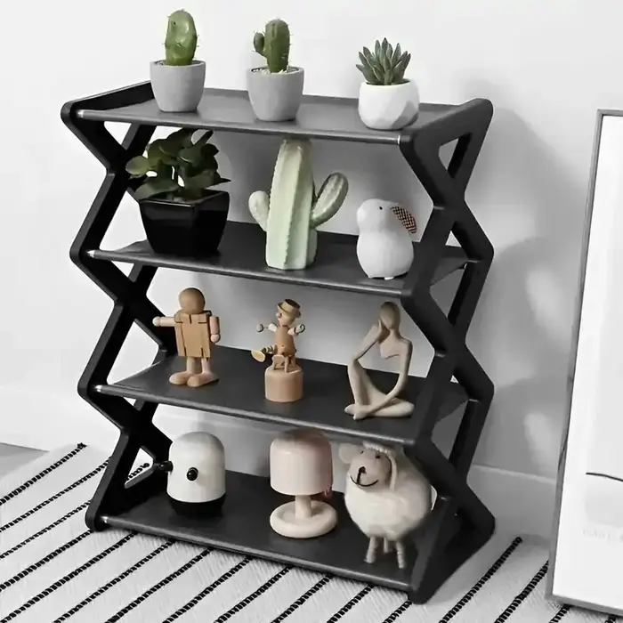 Étagère à chaussures multifonctionnelle de type X