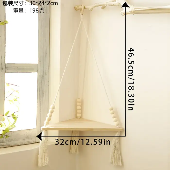Support de rangement triangulaire en bois, étagère pour pot de fleurs, décoration de la maison, étag