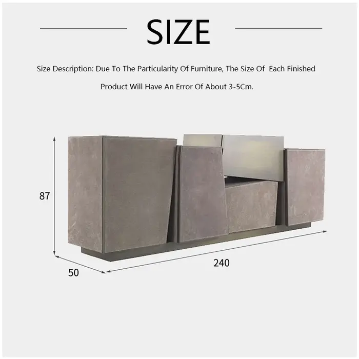 Armoire de Rangement au Design Géométrique Irrégulier