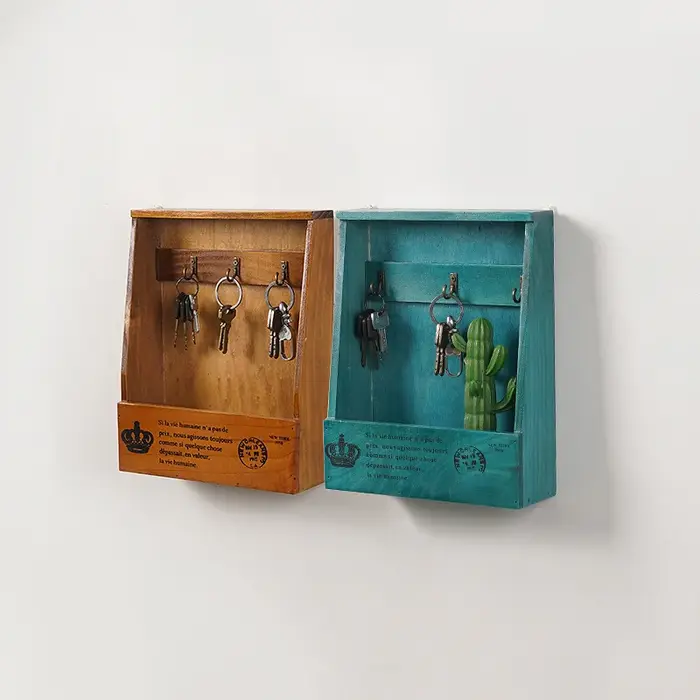 Boîte de rangement murale pour clés