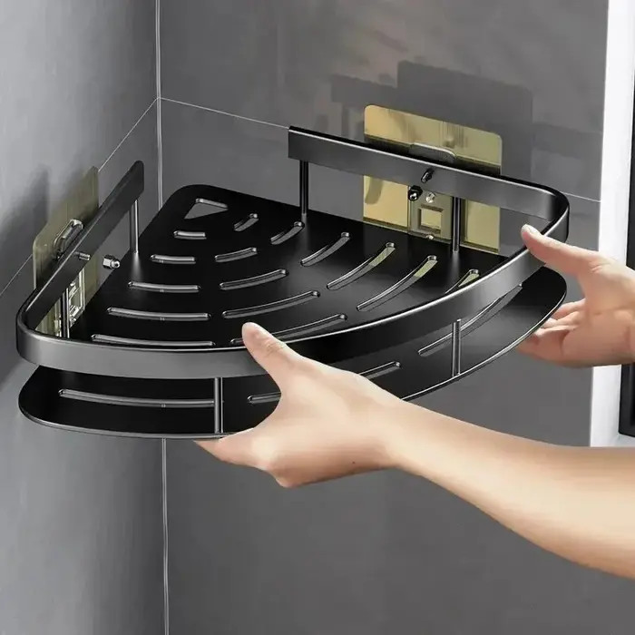 HOShelf-Étagère d'angle murale en alliage d'aluminium