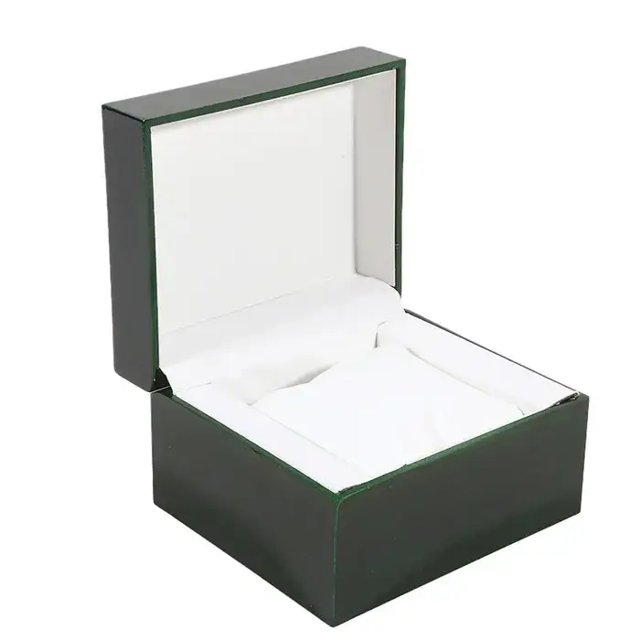 Boîte à montre en bois à fente unique, organisateur de rangement pour montres-bracelets avec intérie