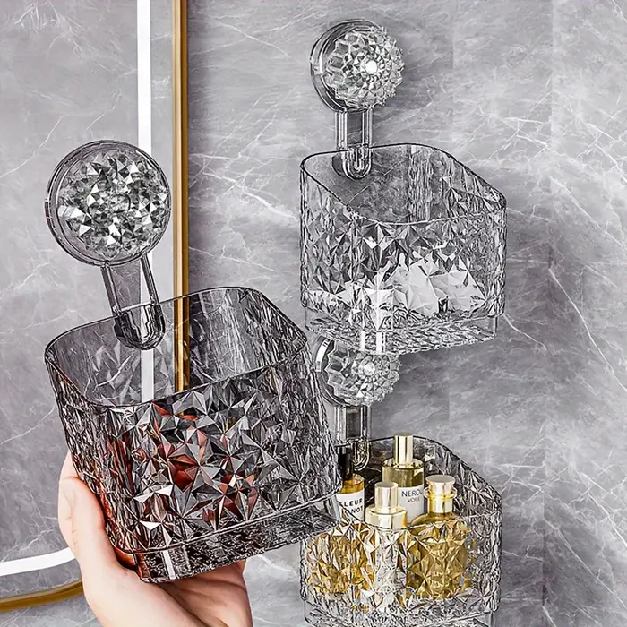 Étagère de salle de bain à ventouse
