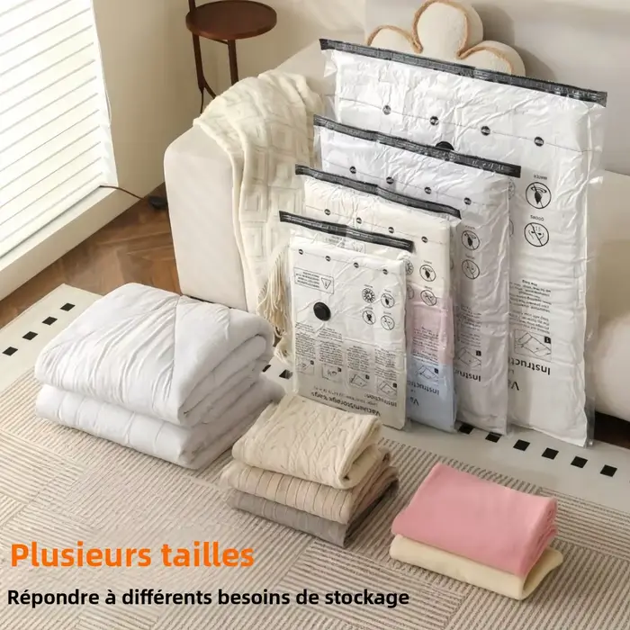 Sacs de rangement sous vide