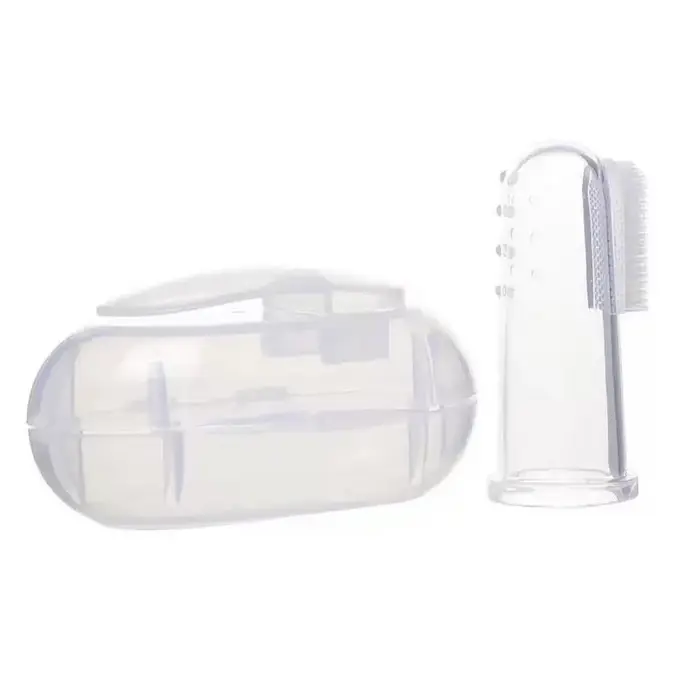 Boîte de brosse à dents en Silicone souple pour bébé, mignon, pour enfants, Massage transparent, bro