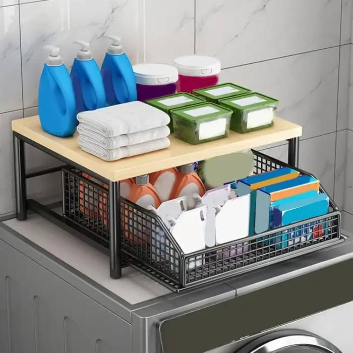 Étagère de rangement pour micro-ondes de cuisine