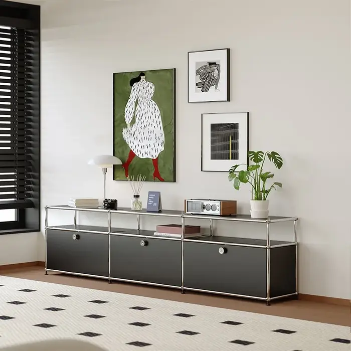 Meuble TV d'angle vertical moderne