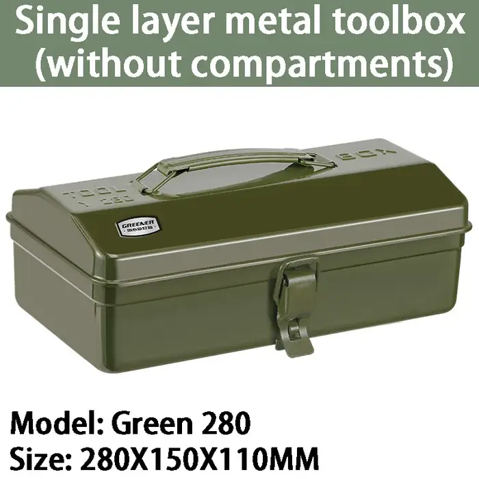 Boîte de rangement pour outils en fer, outils conseillers multifonctionnels, boîtes d'emballage pour
