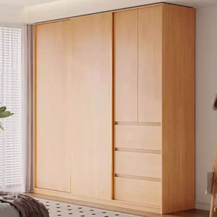 Armoires de rangement coulissantes pour enfants, armoires de luxe en bois massif, armoires d'angle, meubles pour la maison, salon