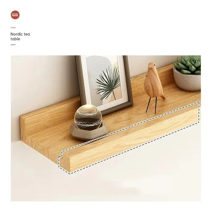 Étagère flottante en bois