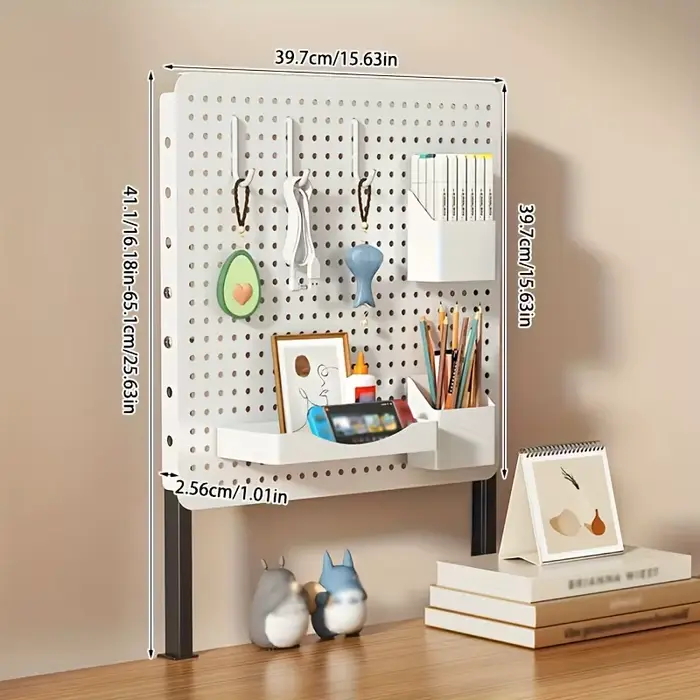 Organisateur de bureau, kit combiné de panneaux perforés DIY, organisateur de tiroir de bureau, orga