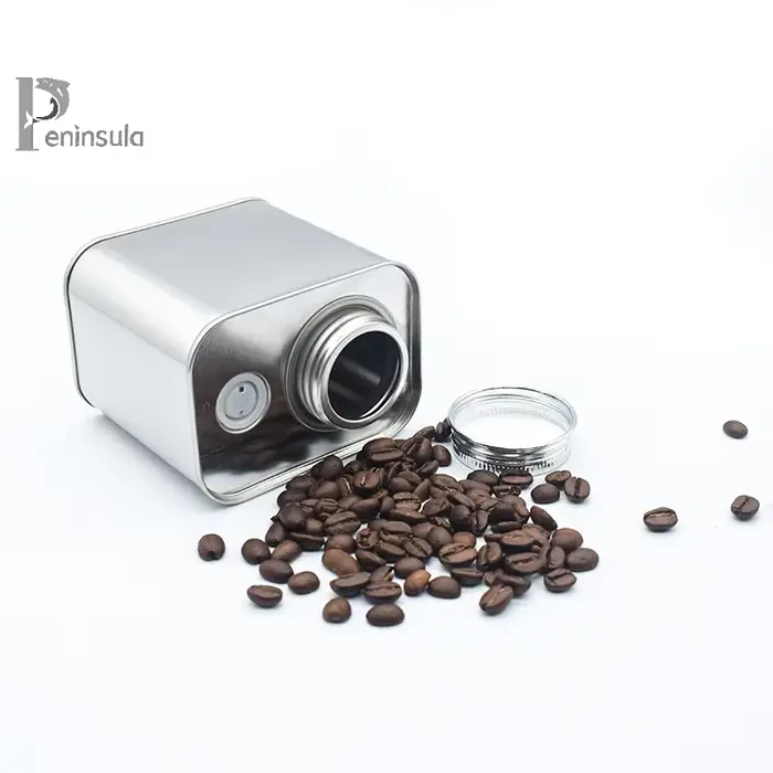 Boîtes hermétiques en fer pour grains de café