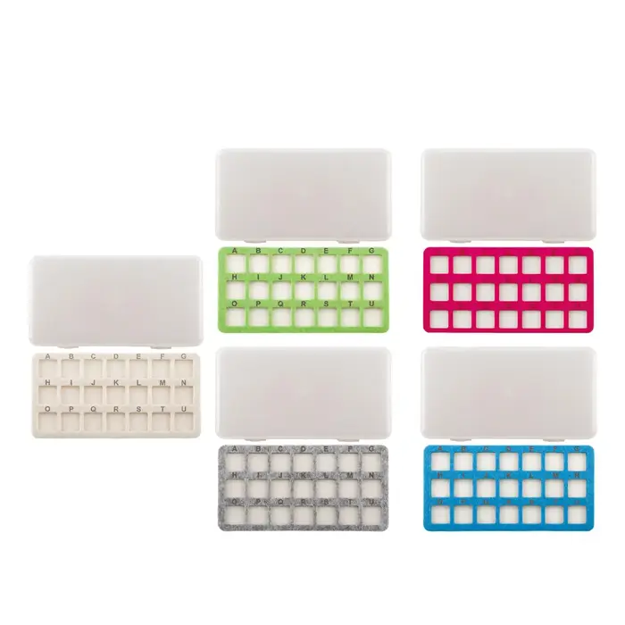 Tapis de rangement de perles 21 grilles