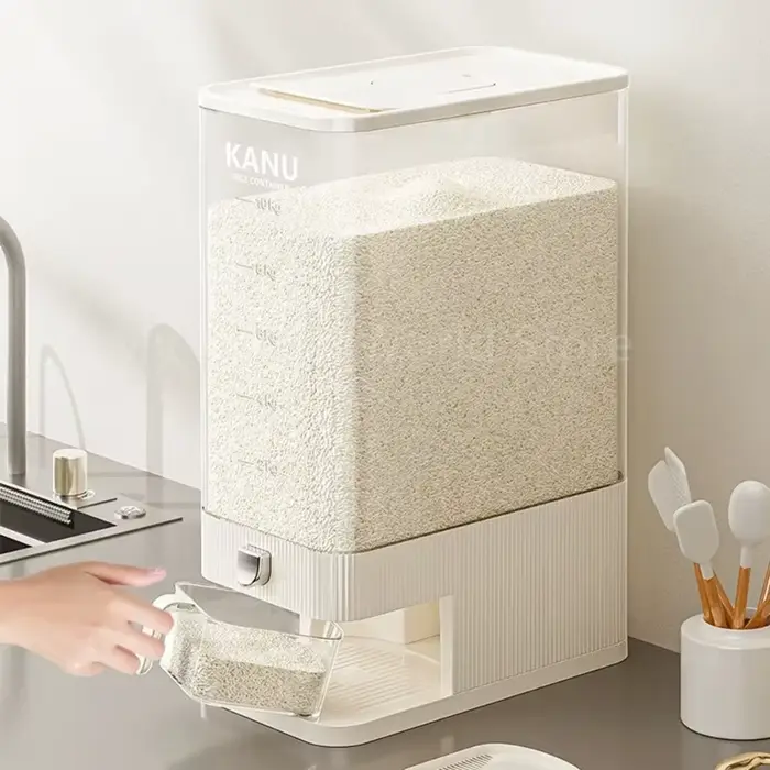 Boîte de rangement pour riz de 10 kg