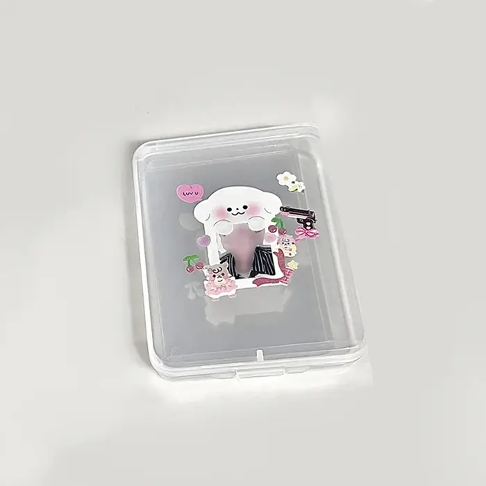 Boîte de Rangement en Plastique Transparent