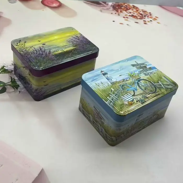 Boîte de rangement carrée