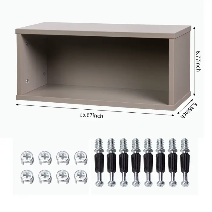 Armoire de rangement en bois de grande capacité pour CD, bibliothèque empilable, étanche, durable, b