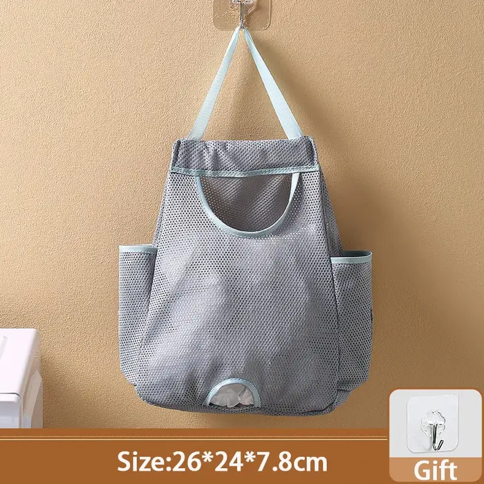 Boîte de rangement de sacs poubelles pour sac en plastique, sac mural suspendu, sacs de rangement en