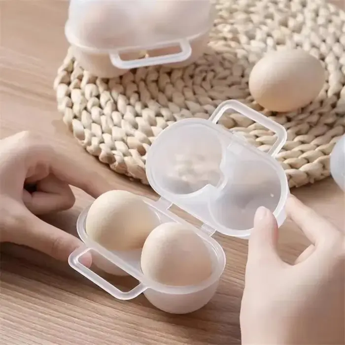 Boîte de rangement pour œufs à double compartiment