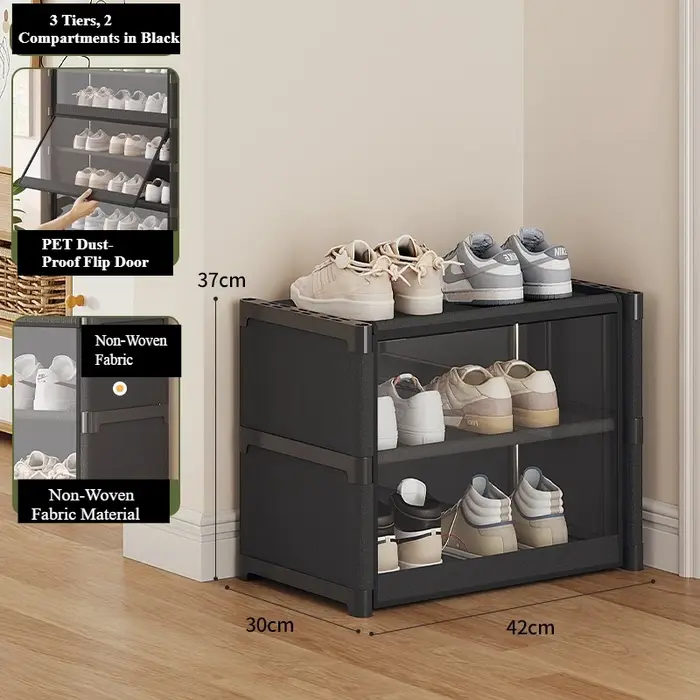 Étagère à chaussures-armoire de rangement à chaussures organisateur de chaussures Vertical pour plac
