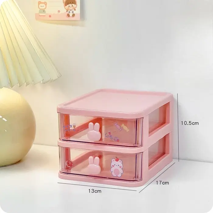 Boîte de rangement de bureau, organisateur de Table d'étudiant, boîte à tiroirs transparente, access