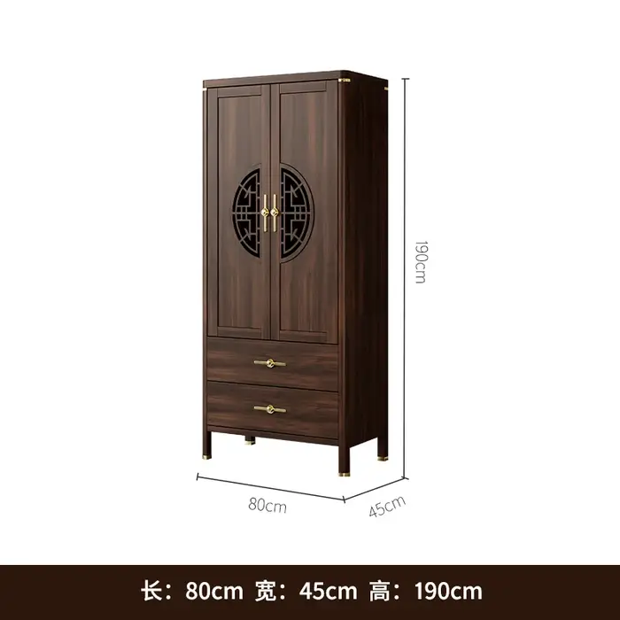 Organisez l'armoire à manger permettant de gagner de l'espace, cloisons en tissu simples, armoire no