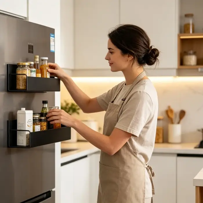 Étagère de rangement magnétique pour la maison