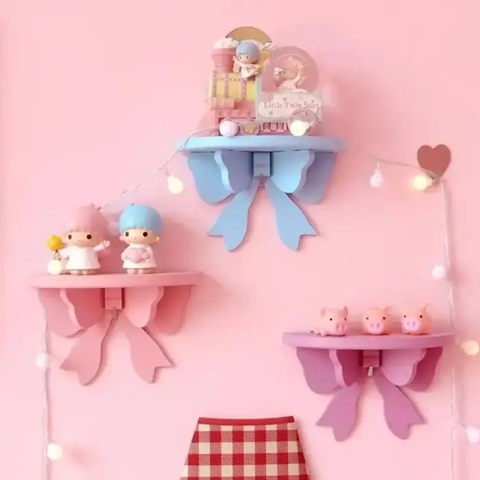 1 étagère décorative en bois