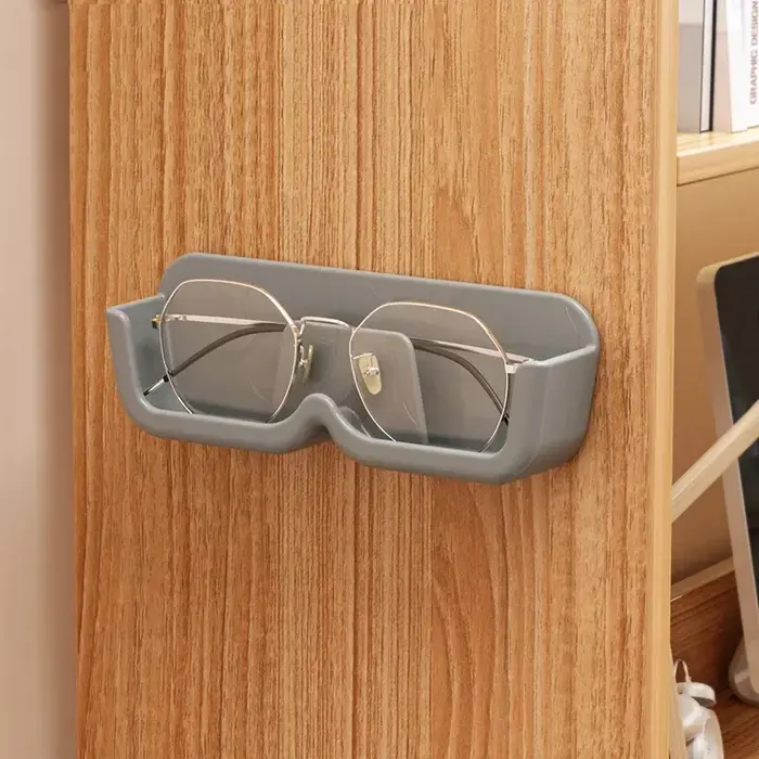 Boîte de rangement de lunettes, support mural perforé gratuit pour lunettes de soleil, vitrine en ve