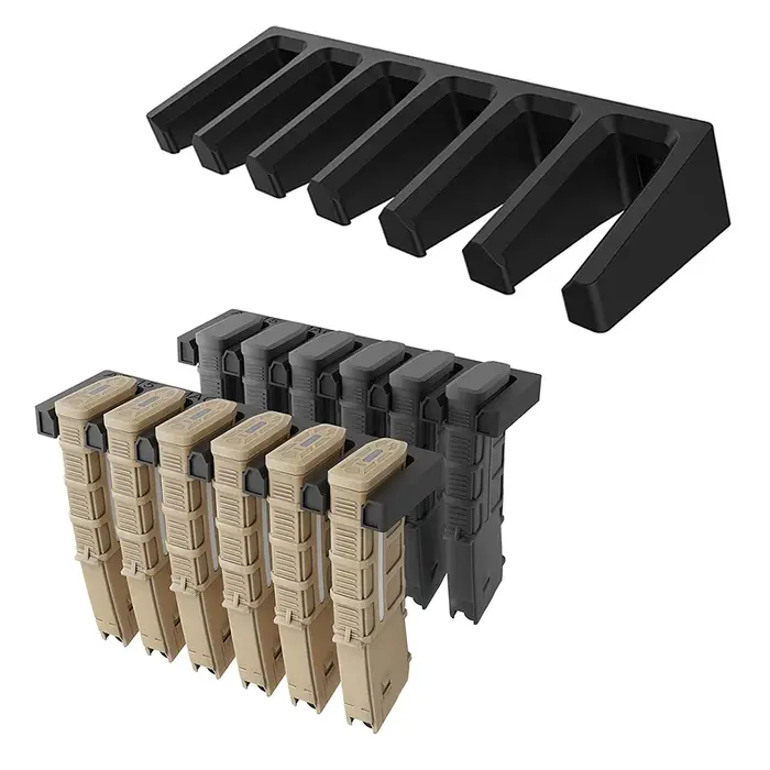 1 pièces 6 fentes Standard PMAG support mural porte-revues