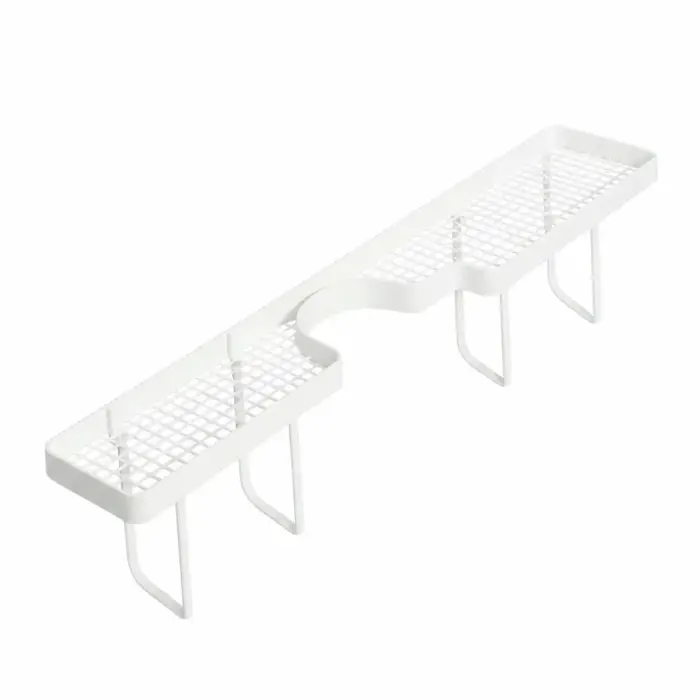 Étagère de rangement pour salle de bain sans perçage, antirouille, gain de place, égouttoir d'évier 