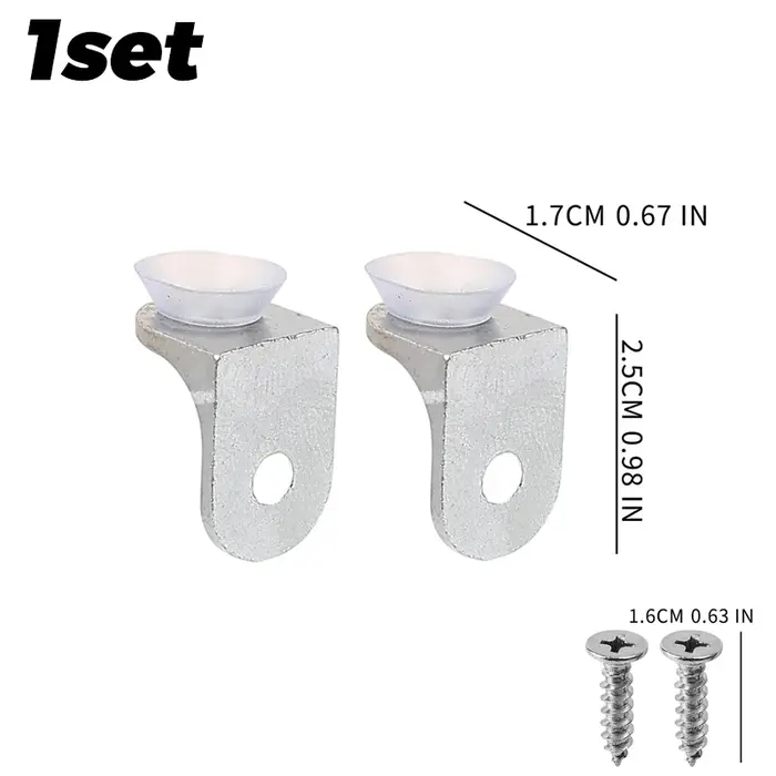 Supports de fixation à ventouse pour étagères, panneaux stratifiés, cloisons, armoires, supports de 