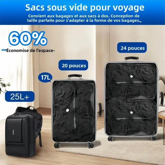 Sacs de rangement sous vide