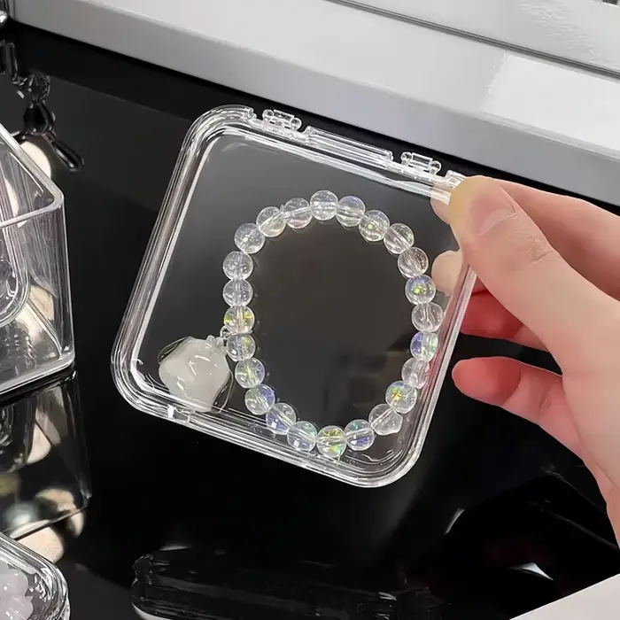 Boîte à montres de luxe en cuir à 3 emplacements avec serrure