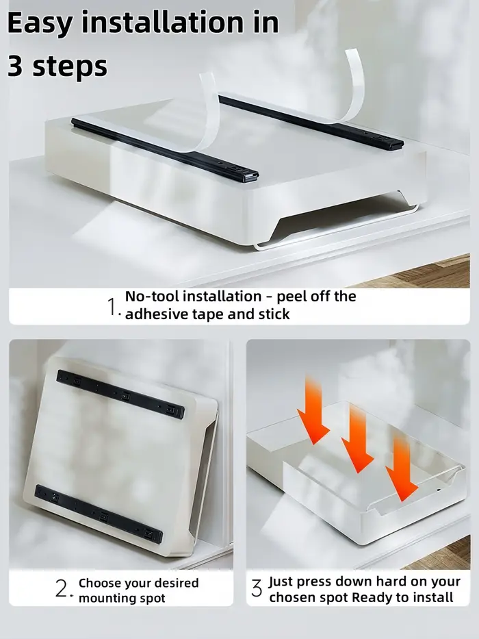 GENGSHENG Support de rangement de cuisine avec rails coulissants