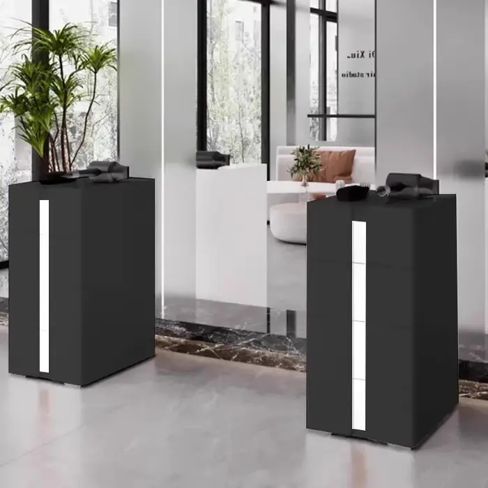 Tiroirs en bois modernes pour beauté