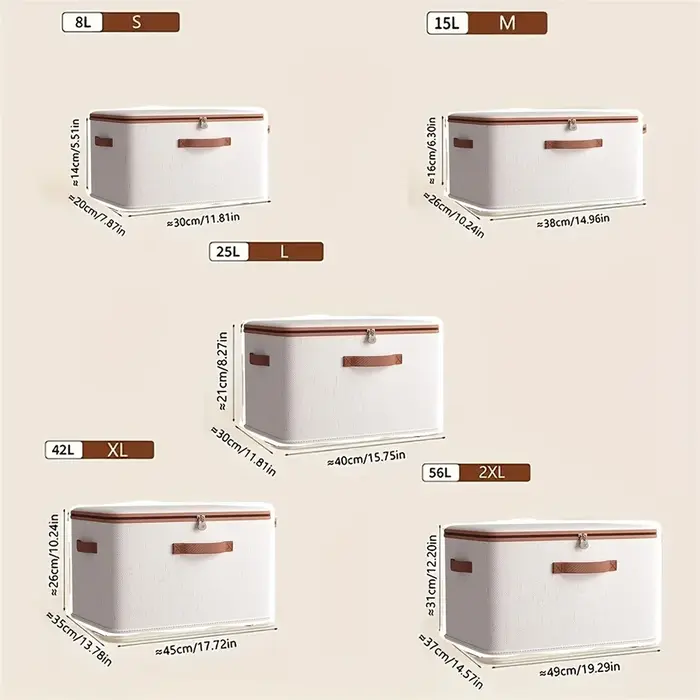 Boîte de rangement pour couettes