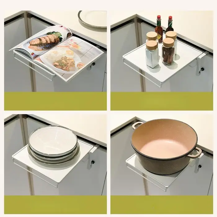 Étagère de rangement de cuisine pliable pour porte d'armoire