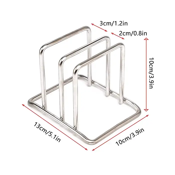 Support de planche à découper en acier inoxydable, support de planche à découper, organisateur de cu