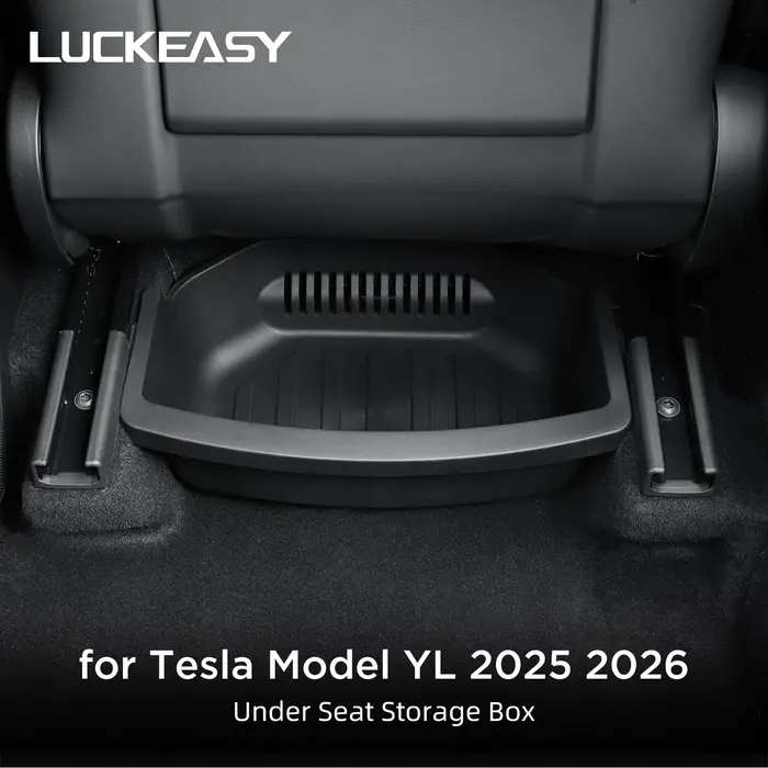 Boîte de rangement sous siège pour Tesla Model Y L 6 places 2025-2026