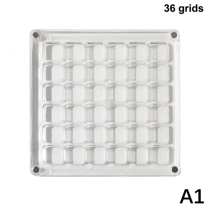 Offre Spéciale : Boîte de Rangement en Acrylique à 36/64/100 Compartiments pour Petits Grains d'Or, 