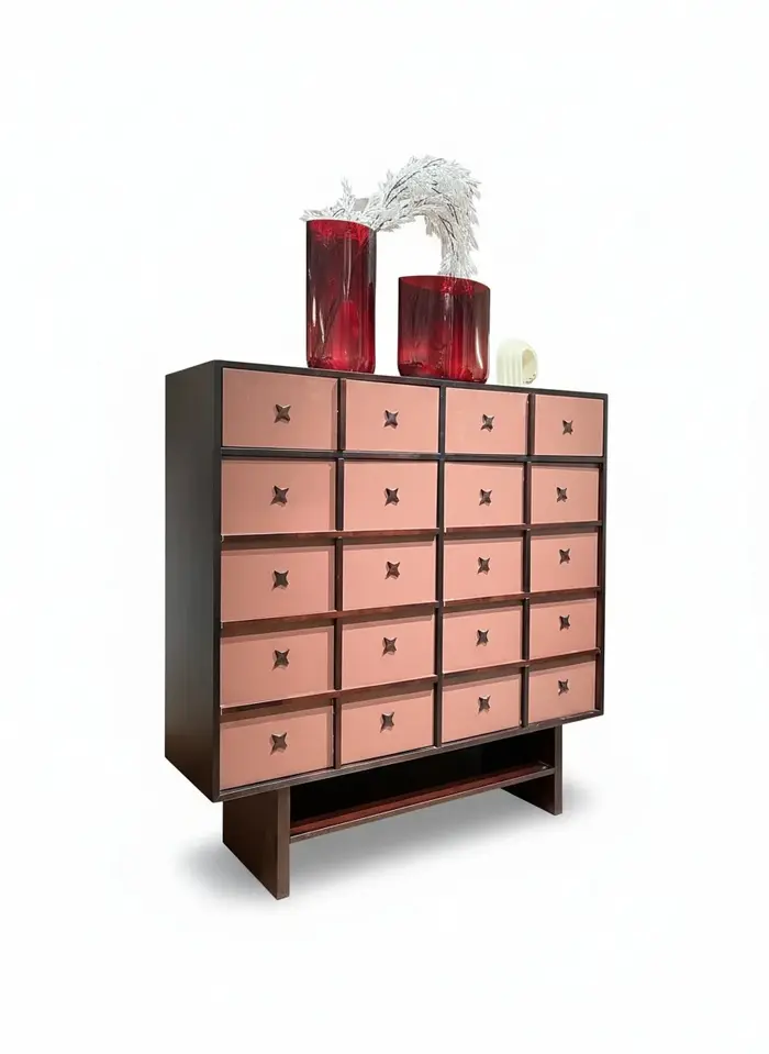 Meuble à chaussures victorien, étagère à chaussures antique en bois massif, 5 niveaux, grande capaci