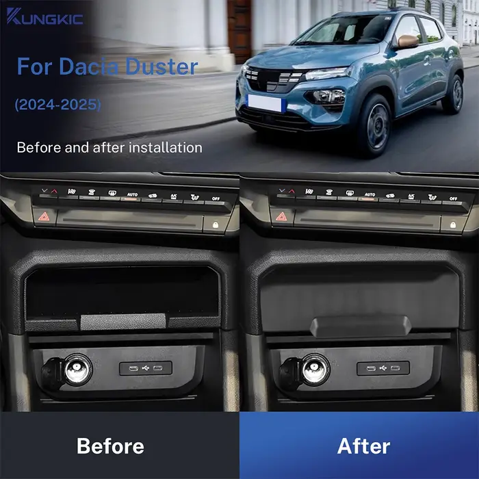 Boîte de rangement centrale pour Dacia Duster 3 2024 2025 2026
