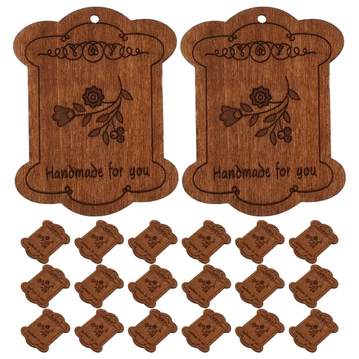 Lot de 20 organiseurs en bois pour fils à broder, planche de rangement pour fils à point de croix, s