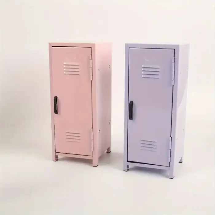 Armoire de rangement pour maquillage en fer