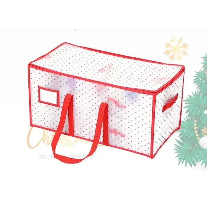 Boîte de rangement spéciale en matériau PP, cadeau de noël, décoration de boule colorée, boîte de ra