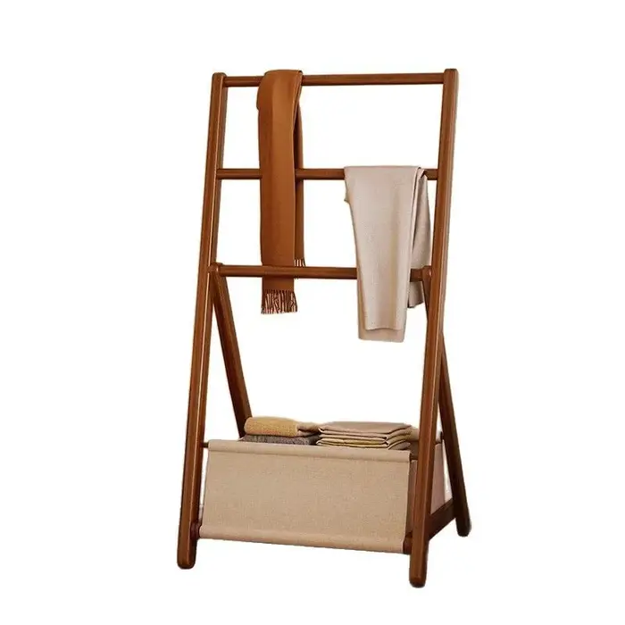 Porte-manteau de chambre en bambou