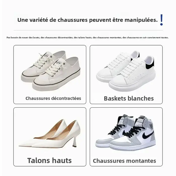 1 pièce Chausse-pied professionnel en acier inoxydable de 14