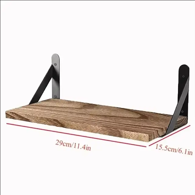 Étagères murales flottantes en bois, supports suspendus pour salle de bain, rangement, organisateur 